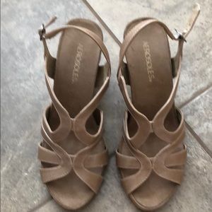 Sand Colored Wedges